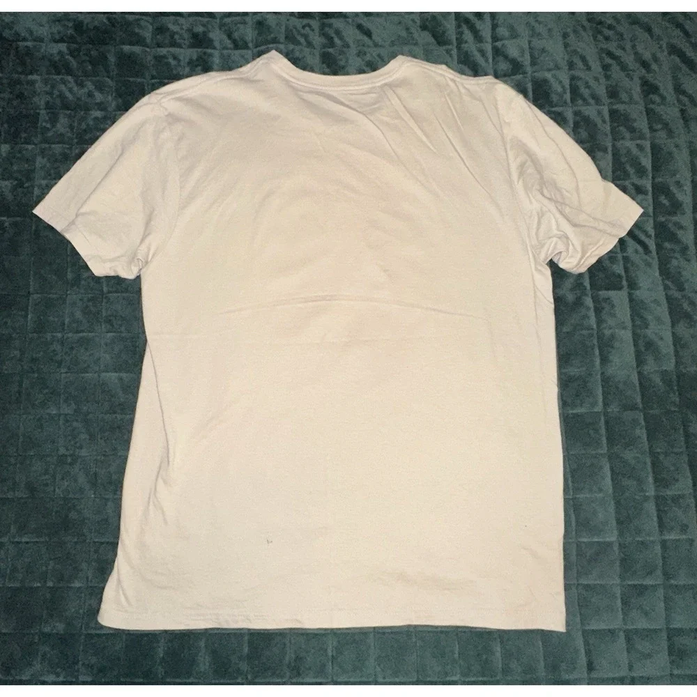 Journey Mens Short Sleeve Tee Shirt Large (L) Tan Casual Weekend